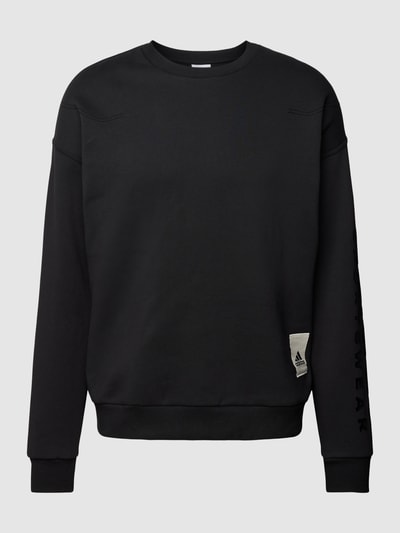 ADIDAS SPORTSWEAR Sweatshirt mit Label-Patch Black 2