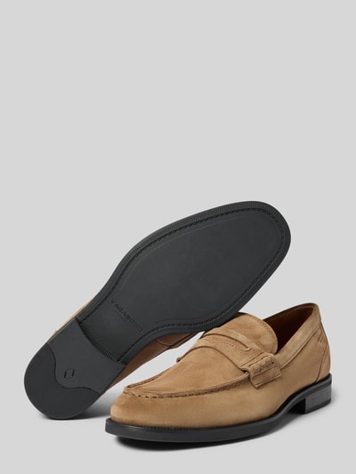 Vagabond Loafers mit Label-Detail Modell 'MARIO' Beige 4