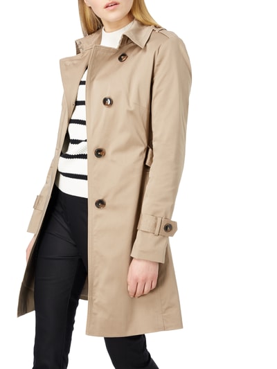 Jake*s Collection Trenchcoat mit Taillengürtel Sand 4