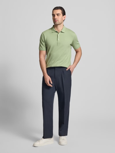 Brax Koszulka polo o kroju slim fit z Mieszanka bawełny Model 'Pete' Jasnozielony 1