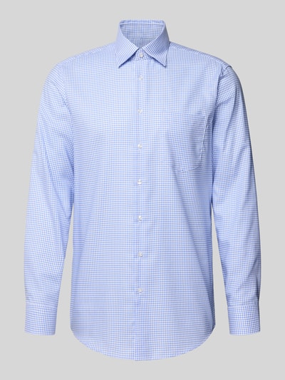 SEIDENSTICKER REGULAR FIT Regular fit zakelijk overhemd van katoen met button-downkraag Bleu - 2