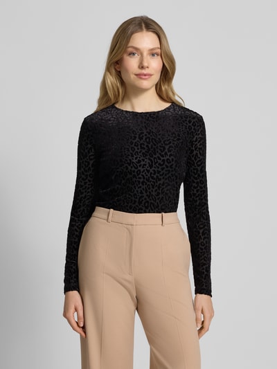 Christian Berg Woman Selection Longsleeve mit Rundhalsausschnitt Black 4