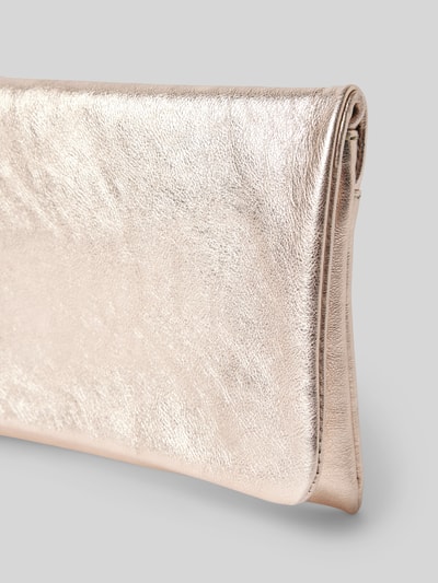 Abro Clutch mit Reißverschlussfach innen Kupfer 3