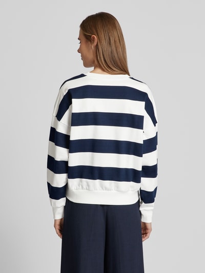 Tom Tailor Denim Regular Fit Sweatshirt aus reiner Baumwolle Offwhite 5