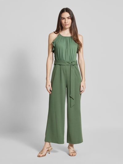 V.M. Jumpsuit mit Bindegürtel Schilf 4