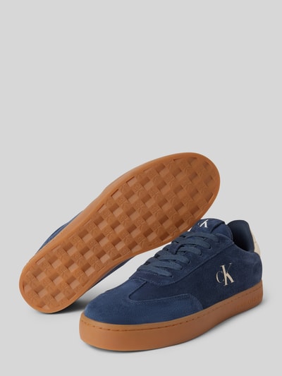Calvin Klein Jeans Sneakers met labelprint, model 'CLASSIC' Donkerblauw - 4