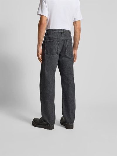 Filippa K Straight Fit Jeans mit Eingrifftaschen Dunkelgrau 5