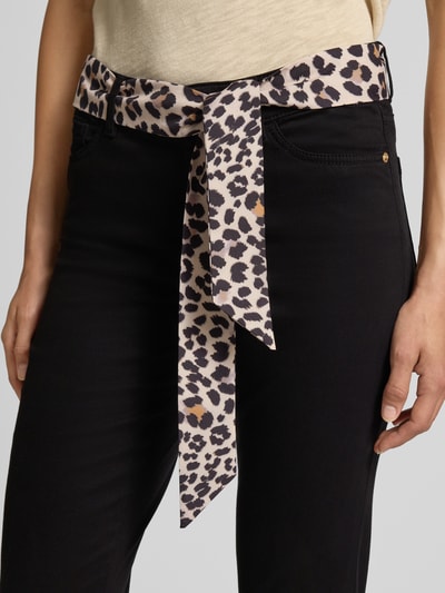 Marc Cain Spodnie materiałowe z 5 kieszeniami Czarny 3