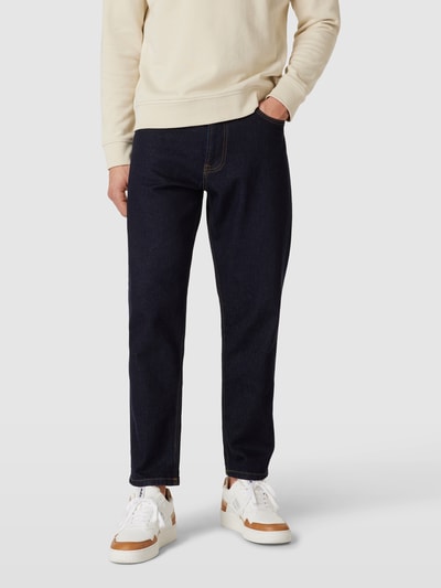 Colours & Sons Straight fit jeans in 5-pocketmodel Donkerblauw gemêleerd - 4