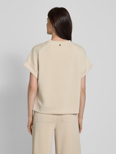 Rich & Royal Sweatshirt in kurzärmeligem Design Sand 5