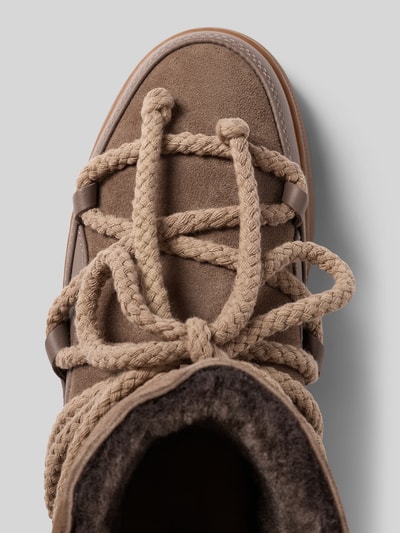 INUIKII Snowboots met labelstitching, model 'CLASSIC' Taupe - 3