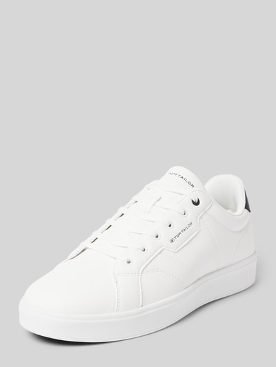 Tom Tailor Low Top Sneaker mit Kontrast-Details Weiss 1