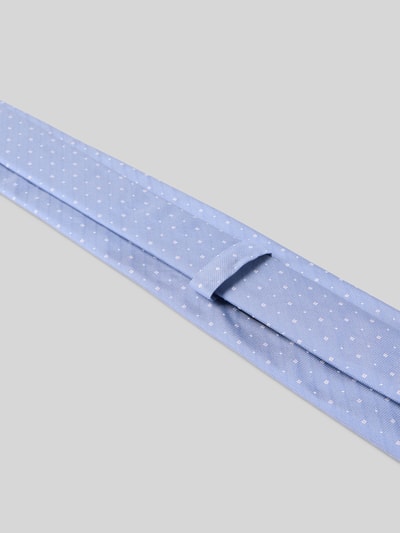 BOSS Stropdas van zijdemix Bleu - 3