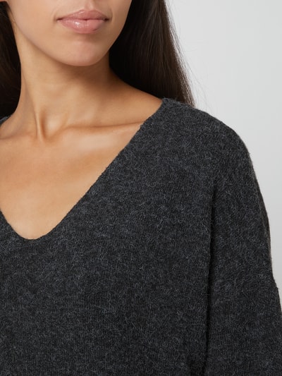 Vero Moda Pullover in Melange-Optik Modell 'Doffy' Black 3