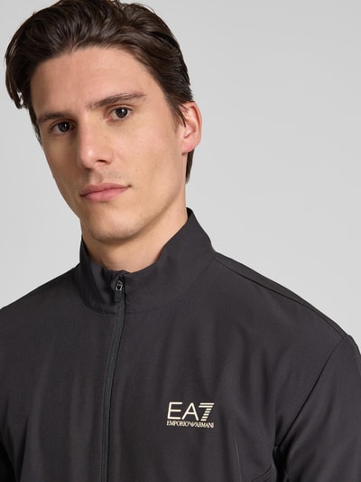 EA7 Emporio Armani Trainingsjack met opstaande kraag Zwart - 3