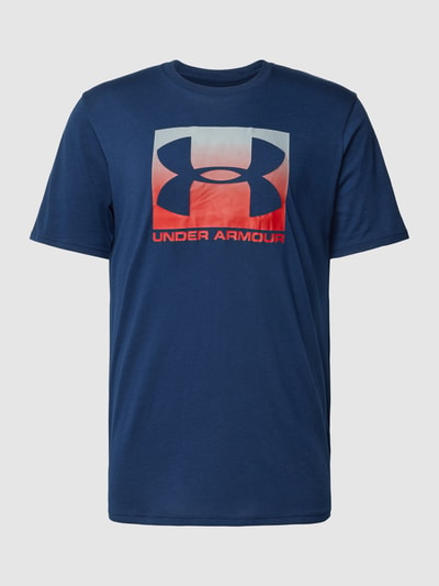 Under Armour T-shirt z nadrukiem z logo Granatowy 2