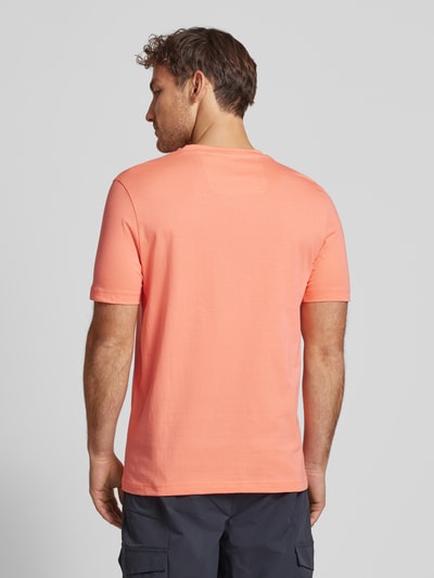 BOSS Green T-Shirt mit Logo-Print und Rundhalsausschnitt Hellrot 5