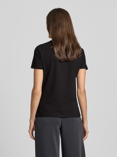 Guess Activewear T-shirt met labeldetail, model 'INGRID' Zwart - 5
