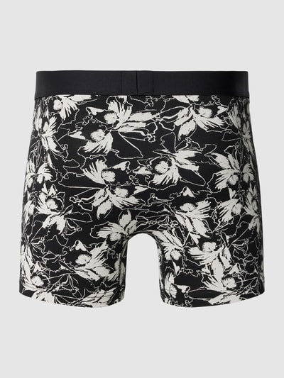 HUGO Trunks mit floralem Muster im 2er-Pack Black 3