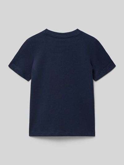 Productfoto, Regular Fit T-shirt uit puur katoen van s.Oliver RED LABEL voor kinderen in look: effen donkerblauw, jersey materiaalverwerking