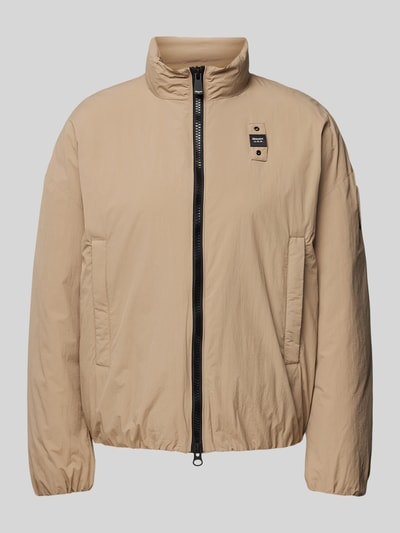 Blauer Usa Jacke mit Zweiwege-Reißverschluss Modell 'BELLAMI' Beige 2