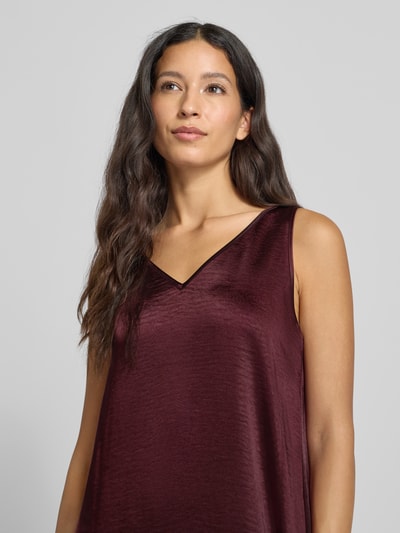 ROBE LÉGÈRE Midikleid im Double-Layer-Look Bordeaux 3