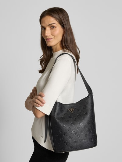 Guess Shopper mit Label-Detail Modell 'CRESIDIA' Black 1