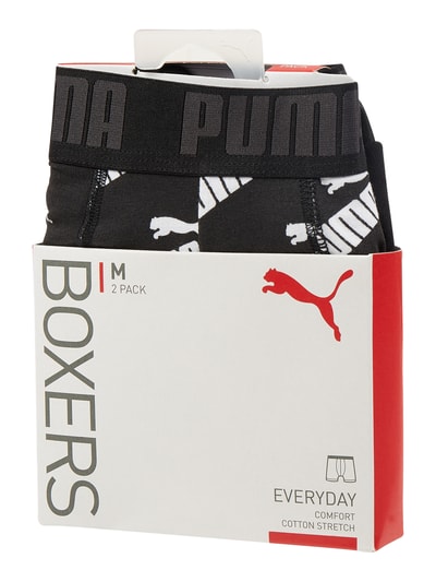 Puma Boxershort met stretch in set van 2 Zwart - 2