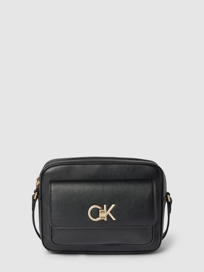 CK Calvin Klein Torba na ramię z aplikacją z logo model ‘CAMERA BAG’ Czarny 2
