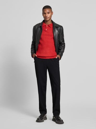 Les Deux Regular Fit Anzughose mit Gürtelschlaufe Black 1