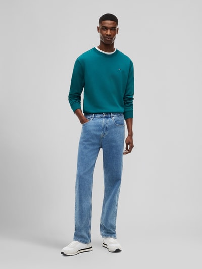 Tommy Jeans Regular Fit Sweatshirt aus Baumwoll-Mix Gruen 1