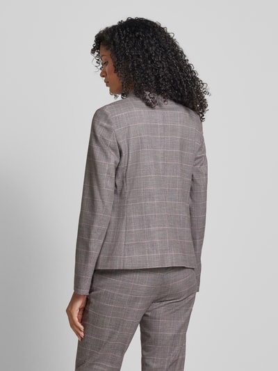 Jake*s Collection Blazer met strookzakken Prune - 5