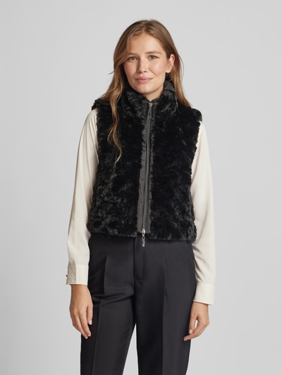 Monari Gilet met tweewegritssluiting Zwart - 4