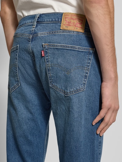 Levi's® Regular fit jeans met steekzakken, model '505™' Donkerblauw - 3