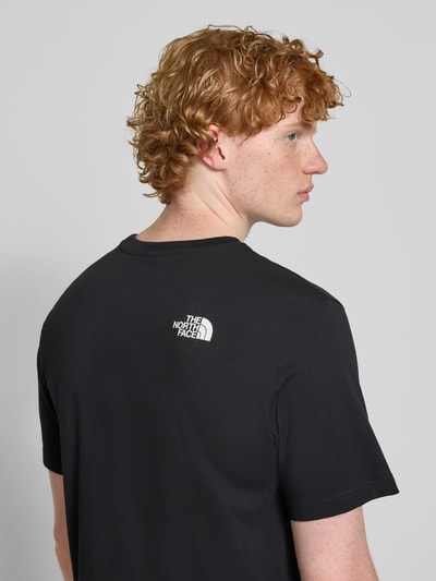 The North Face T-shirt z nadrukiem z logo Czarny 3