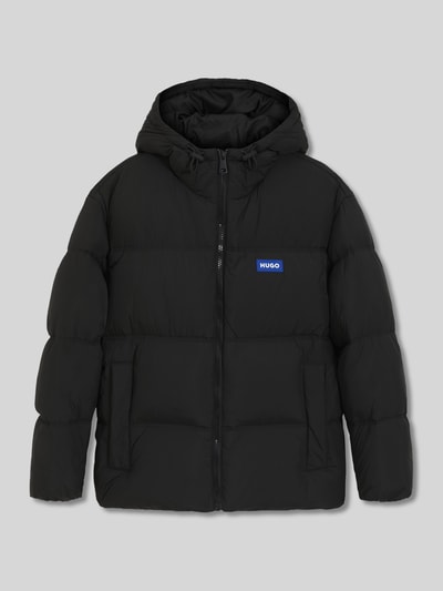 Hugo Blue Relaxed Fit Steppjacke mit Kapuze Modell 'BODO' BLACK 2
