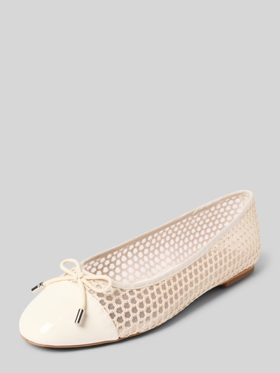 INUOVO Ballerinas mit Schleifendetail Offwhite 1