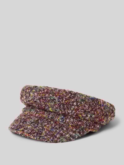 Loevenich Muts in bouclélook, model 'Bakerboy' Bordeaux - 1