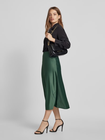 YAS Midirok met elastische band, model 'PELLA' Donkergroen - 1