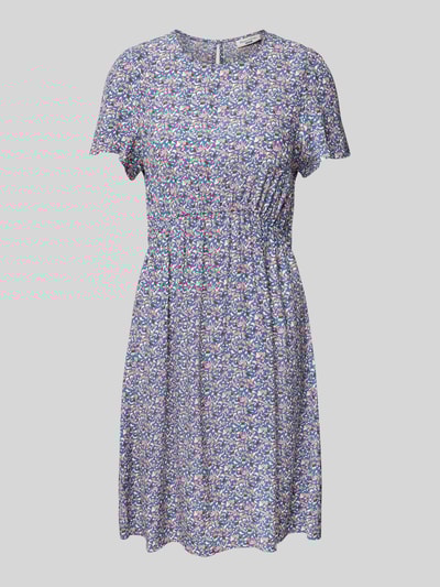 Marc O'Polo Denim Knielange jurk in laagjeslook Rookblauw - 2
