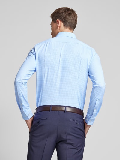 HUGO Slim Fit Business-Hemd mit Knopfleiste Modell 'Kenno' Bleu 5