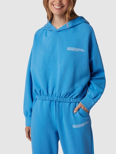 Only Hoodie mit Statement-Print Modell 'Cooper' Blau 4