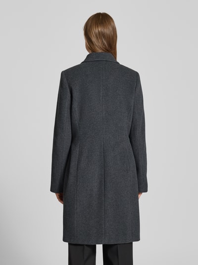 Fuchs Schmitt Wollmantel mit Kaschmir-Anteil und Pattentaschen Anthrazit 5