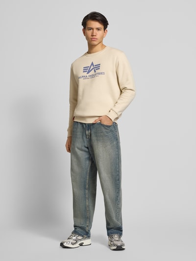 Alpha Industries Sweatshirt met labelprint Offwhite - 1