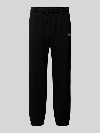 Karl Lagerfeld Sweatpants mit elastischem Bund Black 2