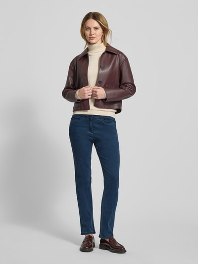 Raphaela By Brax Super slim fit jeans met steekzakken, model 'Laura Glam' Blauw - 1