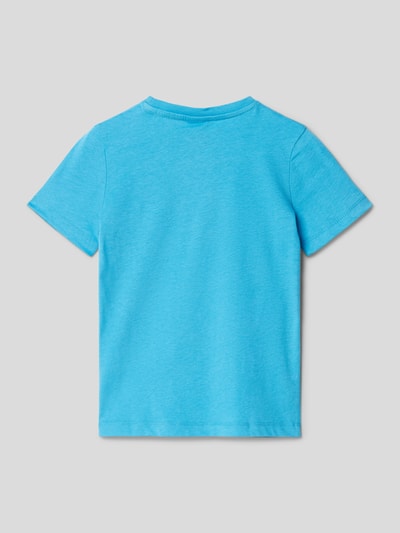 s.Oliver RED LABEL T-shirt met motiefprint Blauw - 3