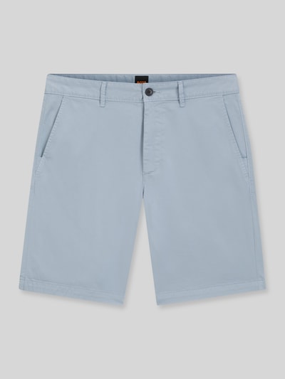 BOSS Orange Slim Fit Chinoshorts aus Baumwoll-mix Hellblau 2