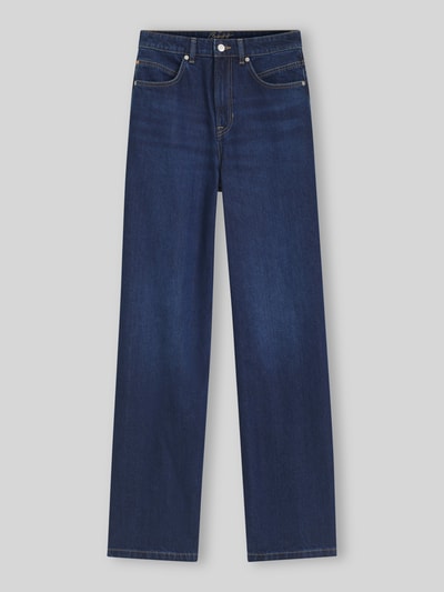 BOSS Orange Wide & Loose Fit Jeans aus Baumwoll-Lyocell-Mix Modell 'MARLENE' Dunkelblau 2