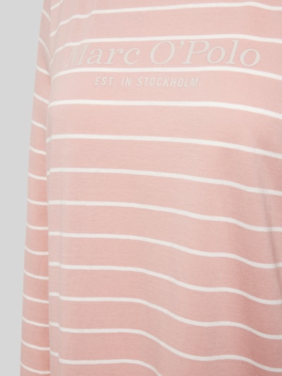 Marc O'Polo Comfort fit nachthemd met labelprint Rosé - 2